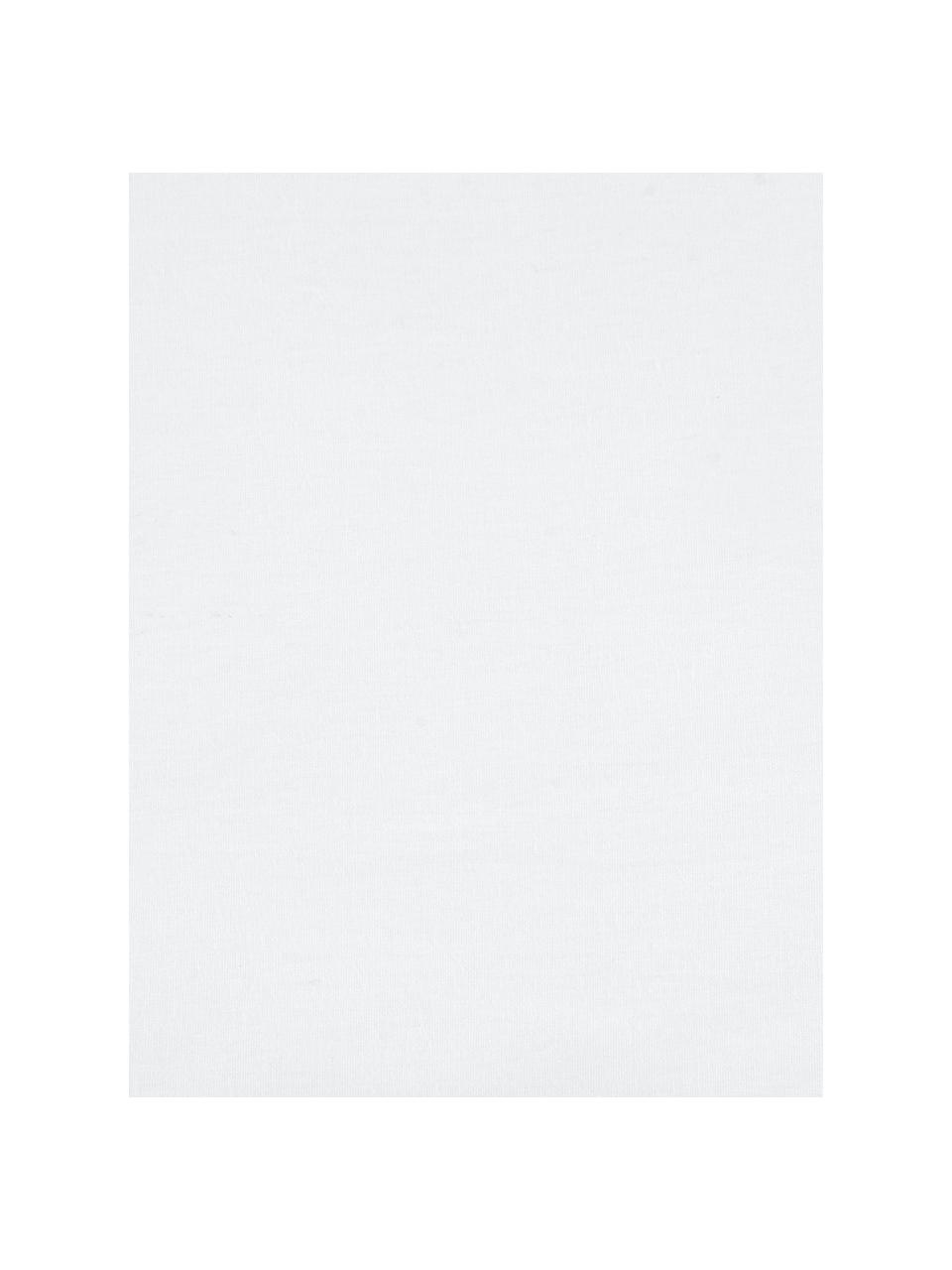 Povlečení z bavlněného perkálu se sepraným efektem a volánky Florence, Bílá, 155 x 220 cm + 1 polštář 80 x 80 cm