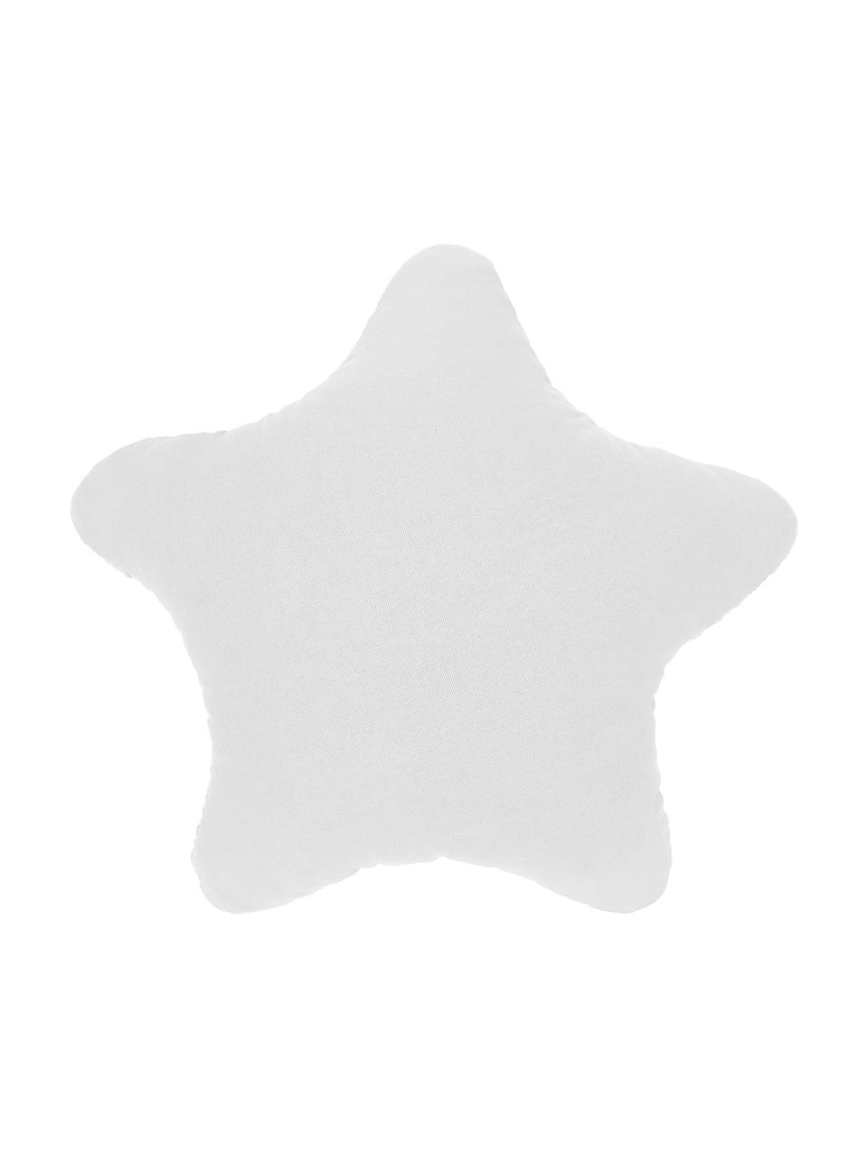Grobstrick-Kissen Sparkle in Wollweiß, mit Inlett, Bezug: 100% Baumwolle, Wollweiß, 45 x 45 cm