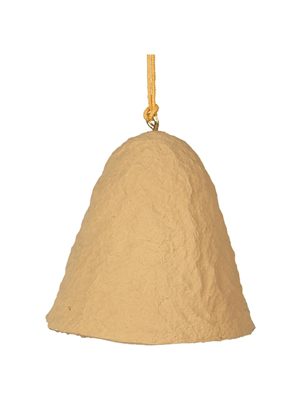 Kerstboomhanger Pulp, 2 stuks, Katoen, Bruin, Ø 6 x H 6 cm
