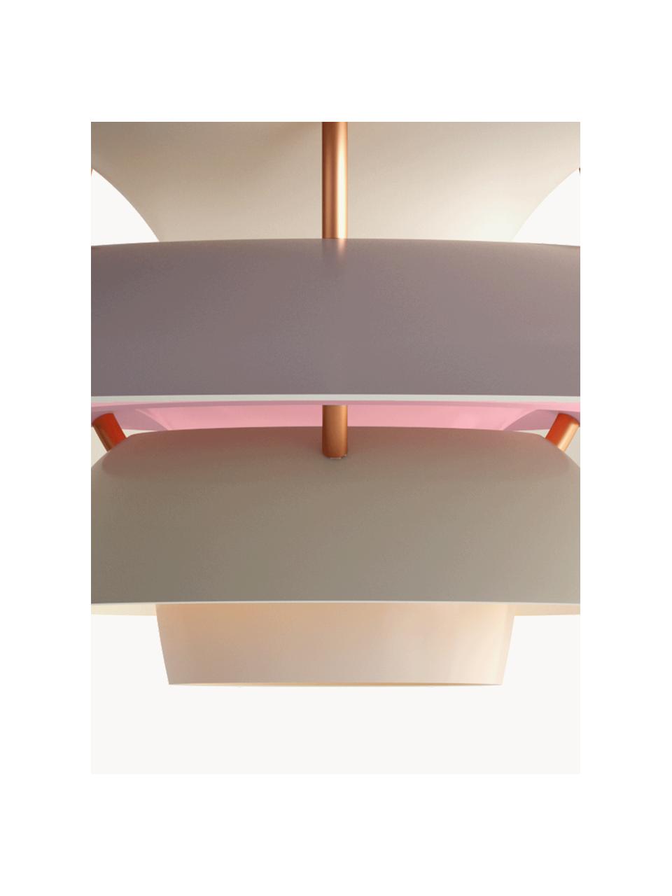 Hanglamp PH 5 Mini, Lampenkap: gecoat metaal, Grijstinten, goudkleurig, Ø 30 x H 16 cm