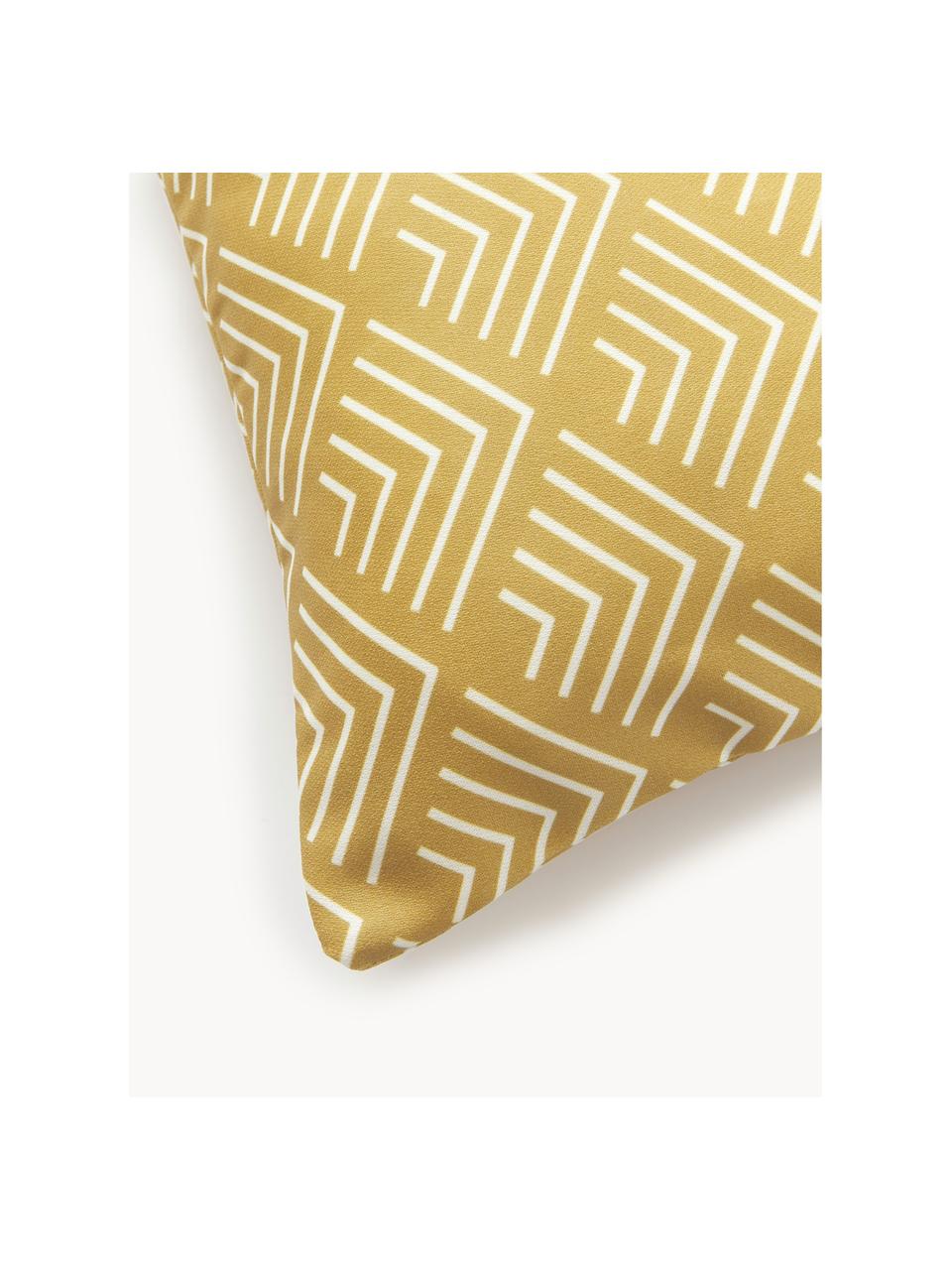 Housse de coussin 40x40 avec motif graphique Milano, 100 % polyacrylique

Le matériau est certifié STANDARD 100 OEKO-TEX®, 2016OKO494, AITEX, Jaune moutarde, blanc, larg. 40 x long. 40 cm