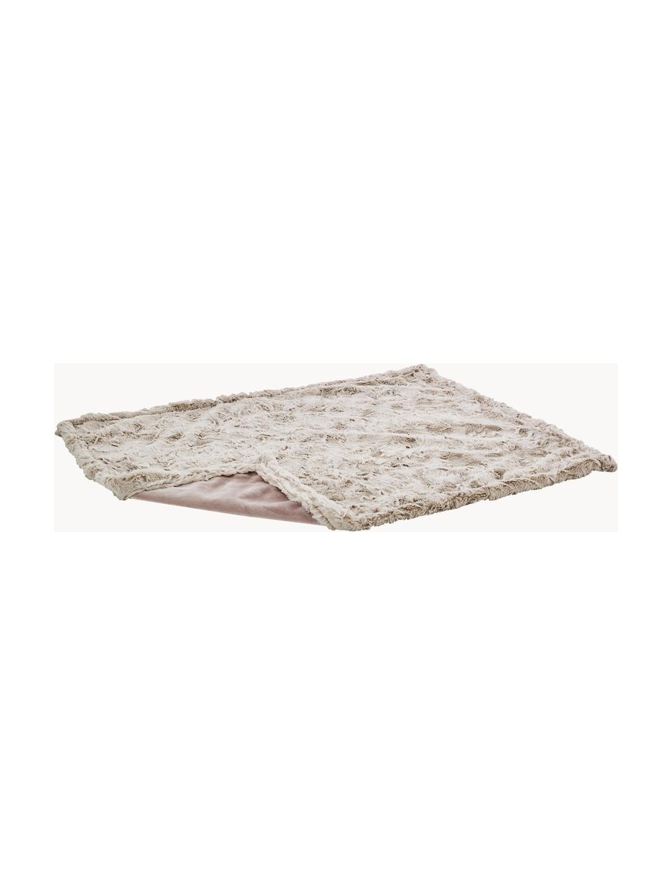 Prešívaná deka pre domáce zvieratá Cozy, Zamat (100 % polyester), Svetlobéžová, Š 50 x D 70 cm