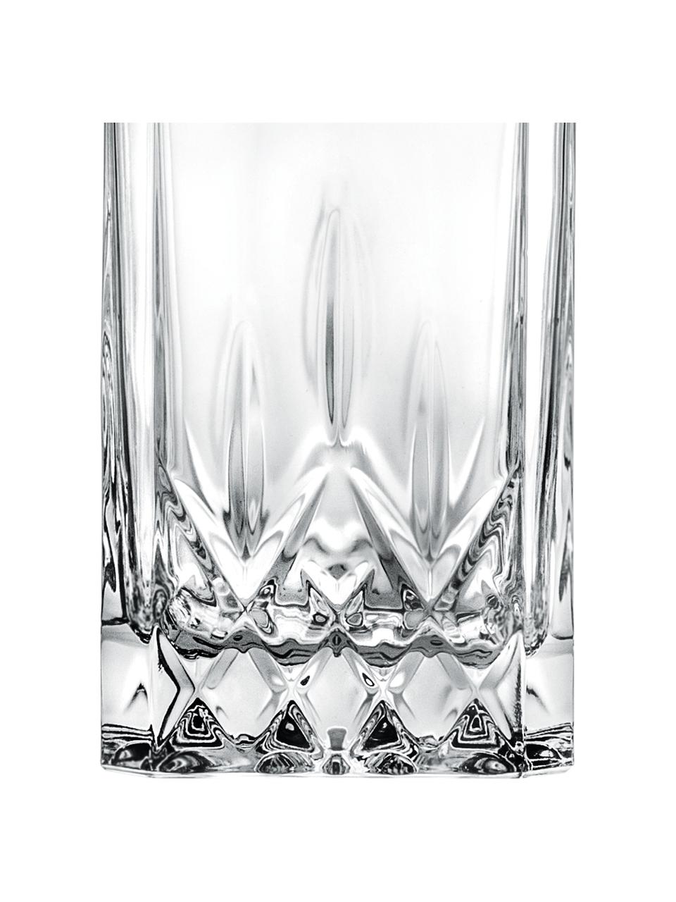 Kristallen karaf Opera met reliëf, 750 ml, Kristalglas, Transparant, H 19 cm, 750 ml