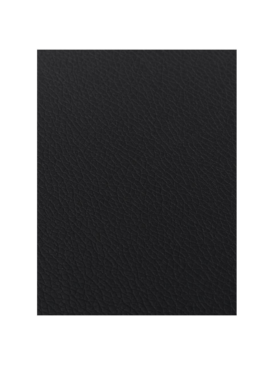 Podkładka ze sztucznej skóry Pik, 2 szt., Tworzywo sztuczne (PVC), Czarny, S 33 x D 46 cm