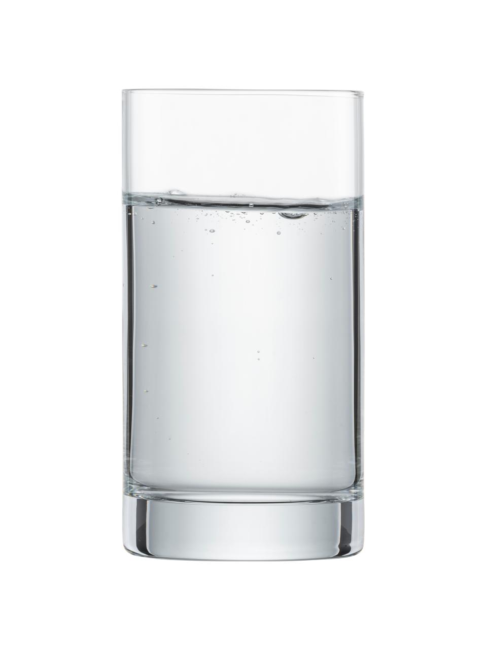 Vasos de cristal Tavoro, 4 uds., Cristal Tritan, Transparente, Ø 6 x Al 12 cm, 250 ml