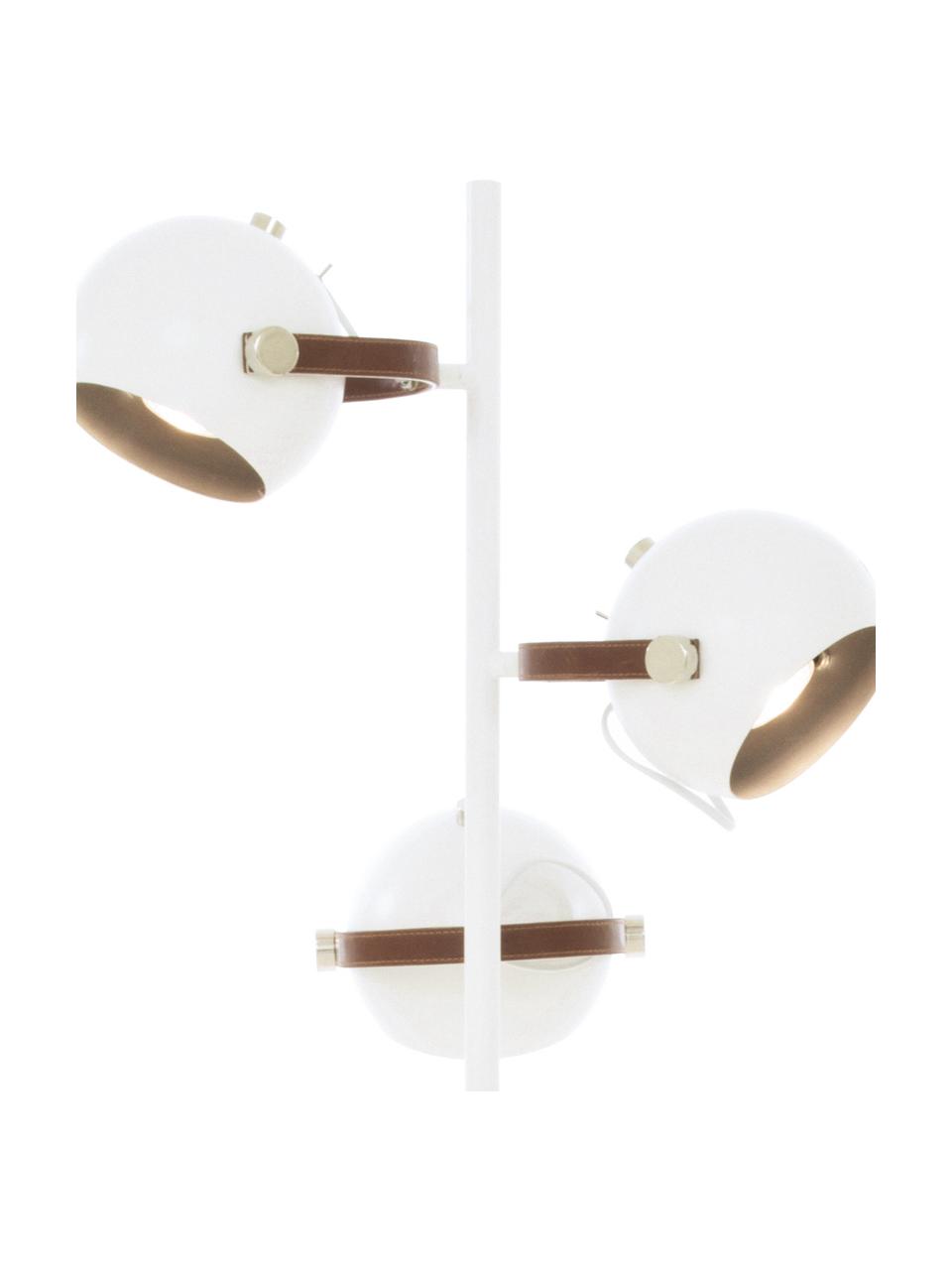 Liseuse scandinave blanche Bow, Blanc, brun