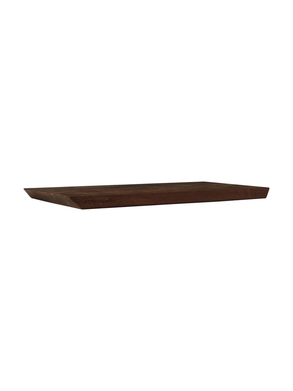 Prkénko z jasanového dřeva RÅ, Jasanové dřevo, certifikace FSC, Tmavé dřevo, Š 51 cm, H 28 cm