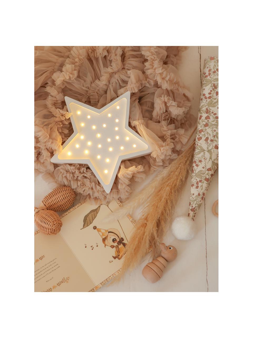 Handgefertigte LED-Kinderzimmerlampe Star mit Timerfunktion und Fernbedienung, dimmbar, Kiefernholz, lackiert

Dieses Produkt wird aus nachhaltig gewonnenem, FSC®-zertifiziertem Holz gefertigt., Weiss, B 29 x H 29 cm