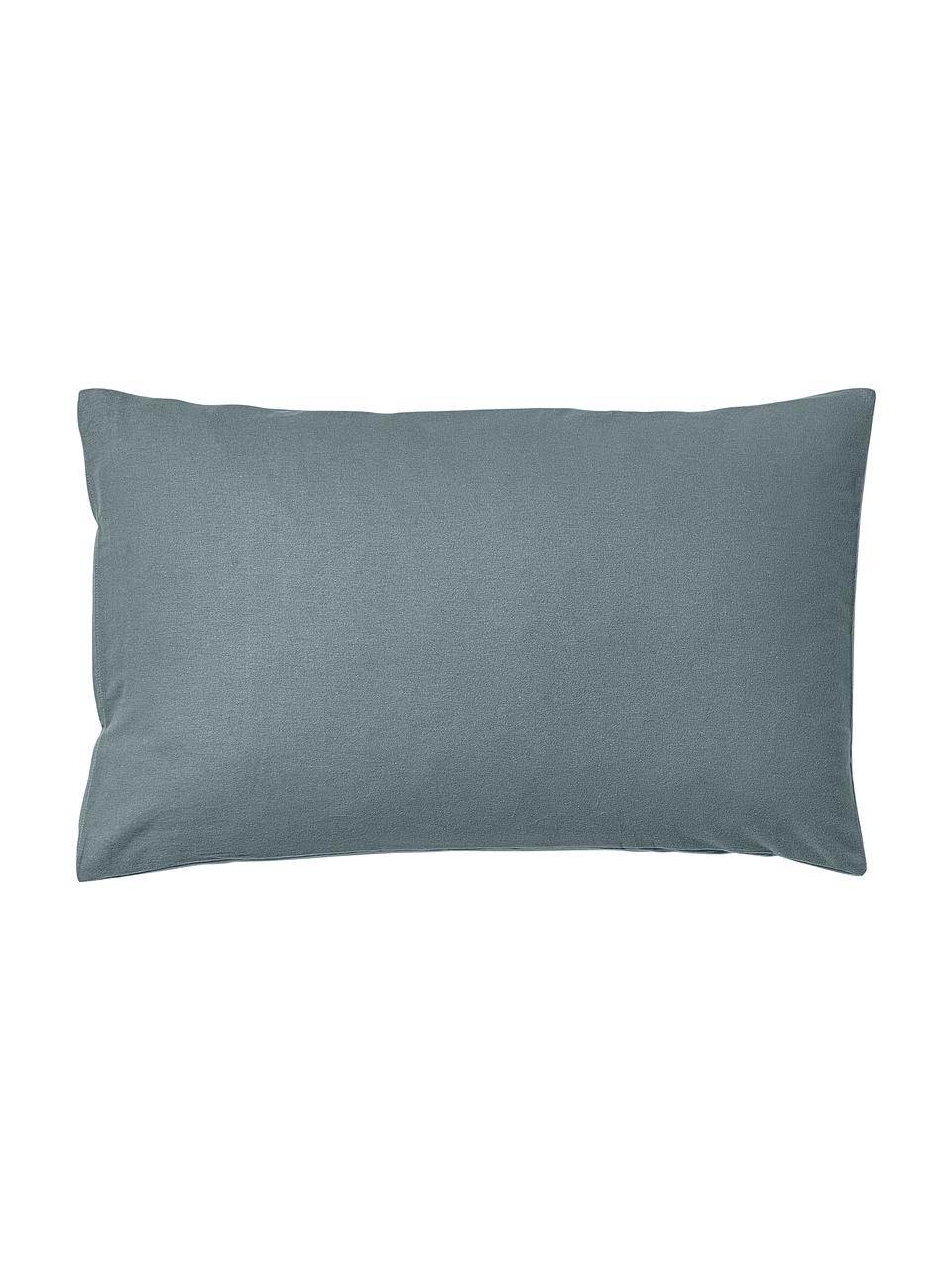 Federa in flanella Biba, Grigio-verde, Larg. 50 x Lung. 80 cm