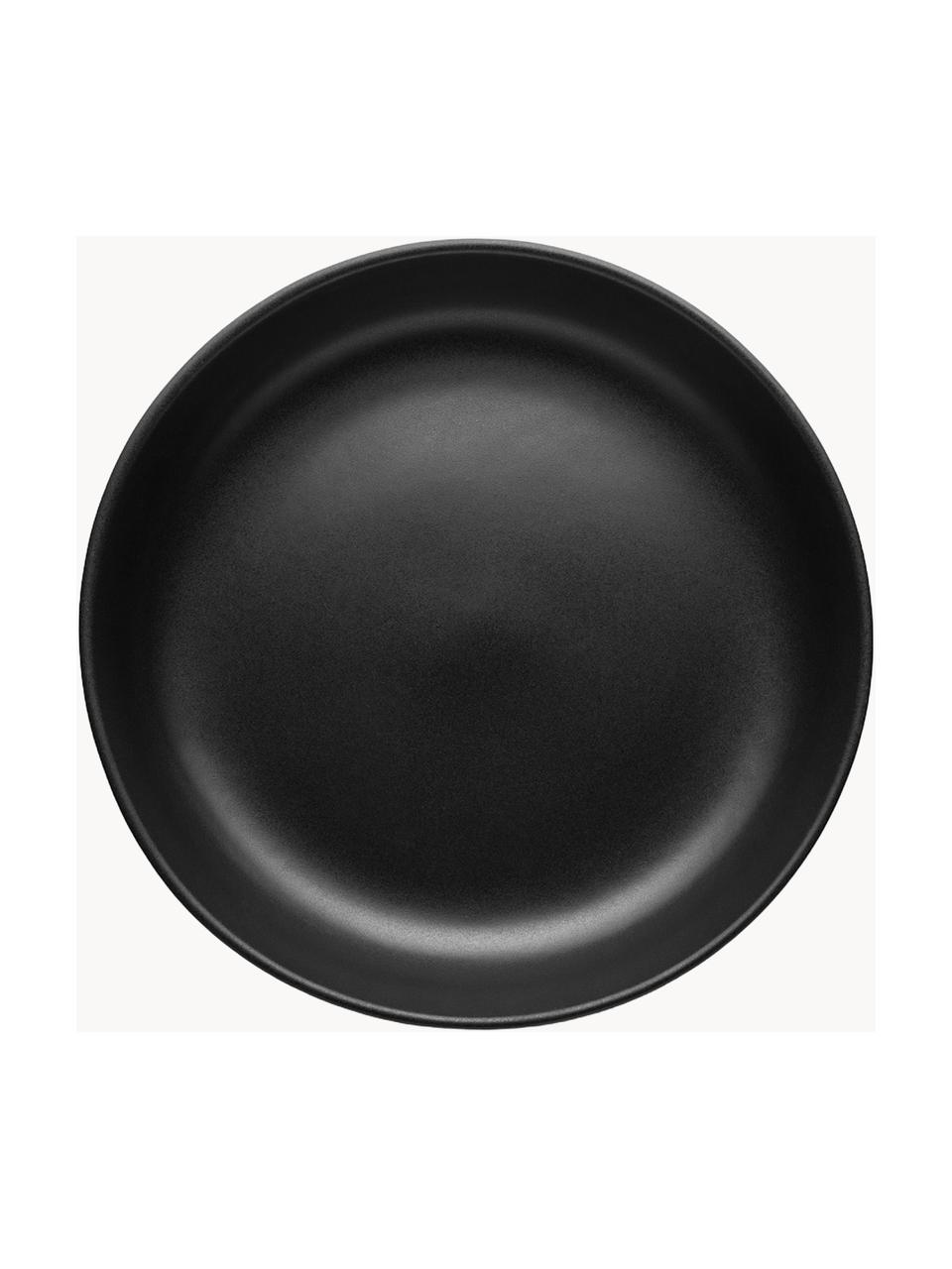 Servierschale Nordic Kitchen, Steinzeug, Schwarz, Ø 25 x H 5 cm