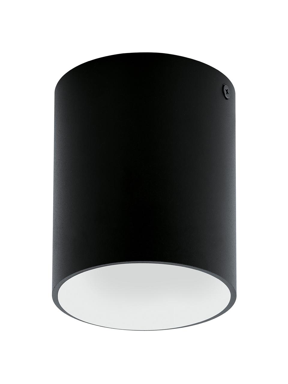 Spot plafond LED Marty, Métal, revêtement par poudre, Noir, blanc, Ø 10 x haut. 12 cm