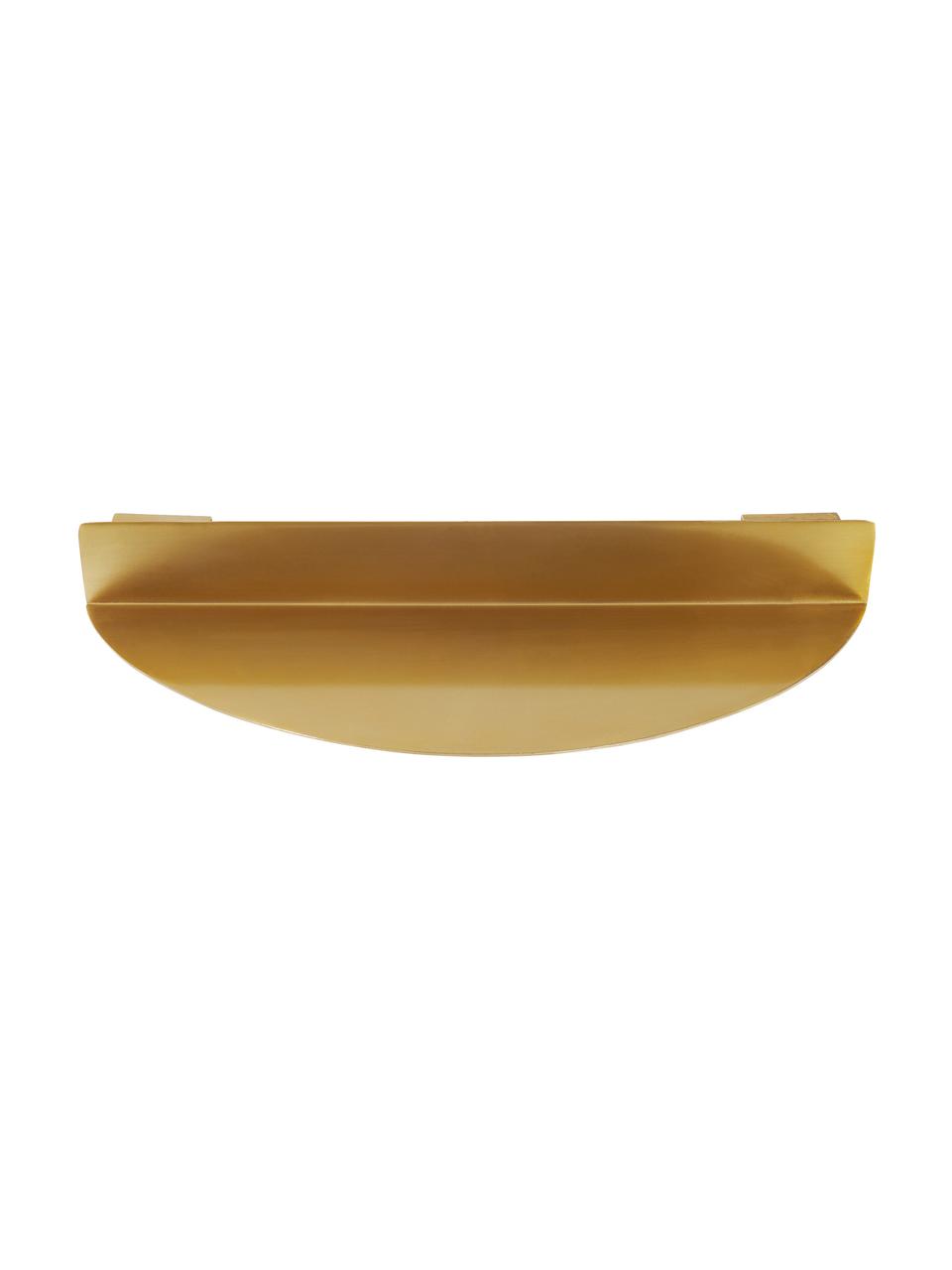 Estante de pared Poppy, Metal recubierto, Dorado, An 36 x Al 5 cm