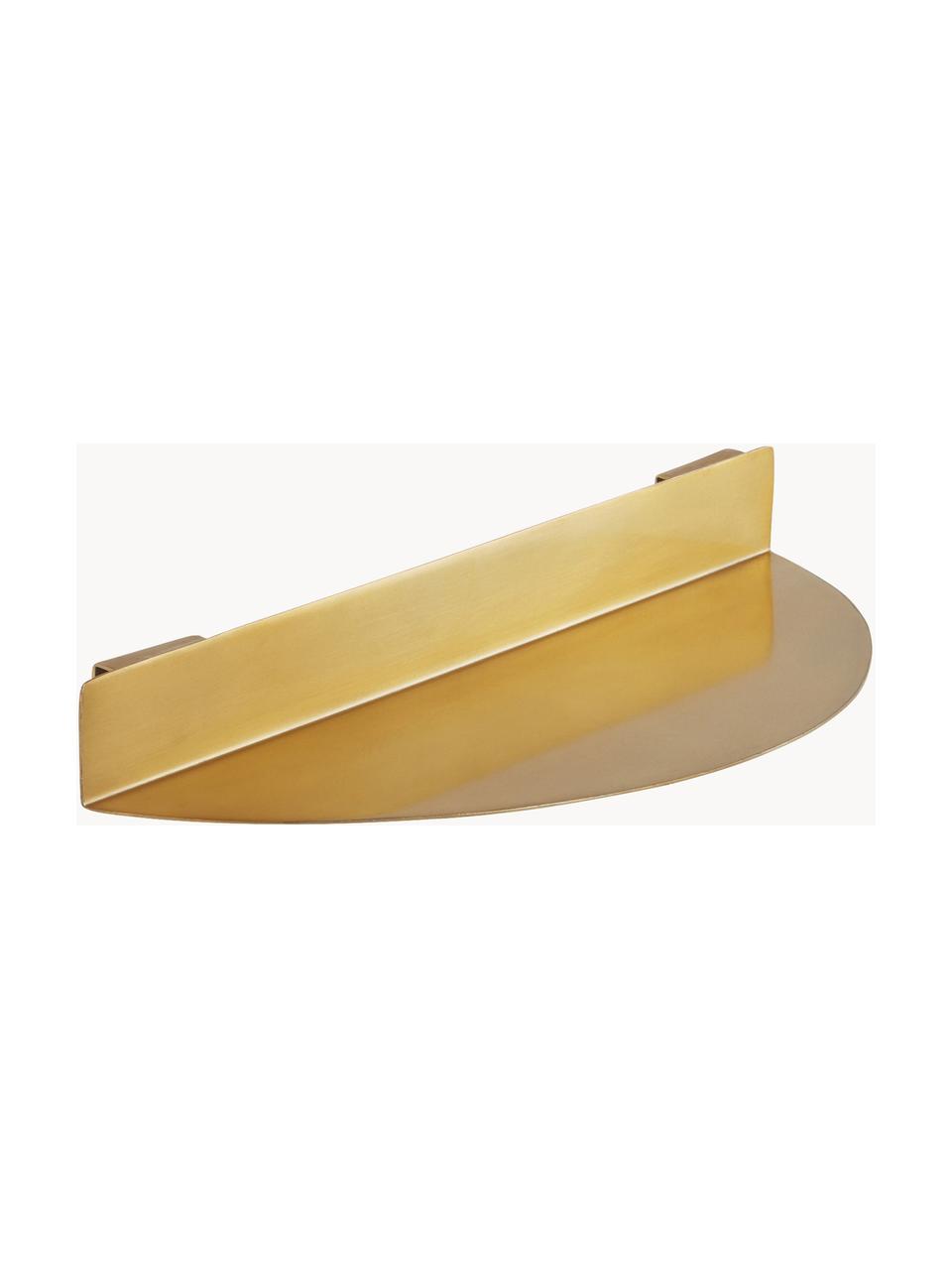 Estante de pared Poppy, Metal recubierto, Dorado, An 36 x Al 5 cm