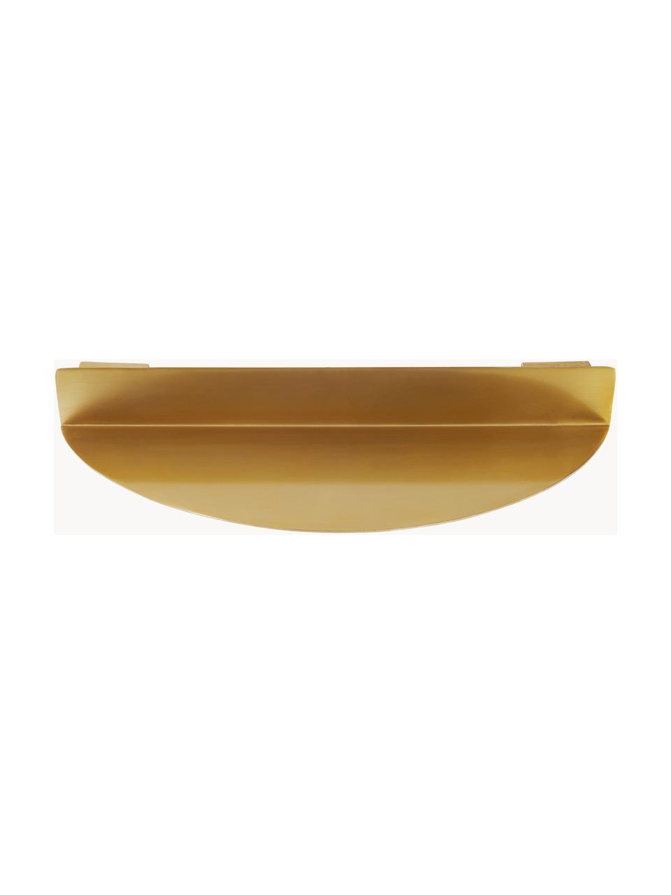 Nástěnná police Poppy, Potažený kov, Zlatá, Š 36 cm, V 5 cm