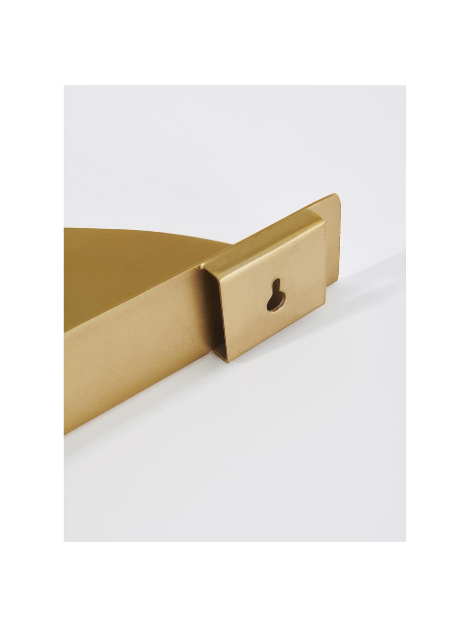 Estante de pared Poppy, Metal recubierto, Dorado, An 36 x Al 5 cm