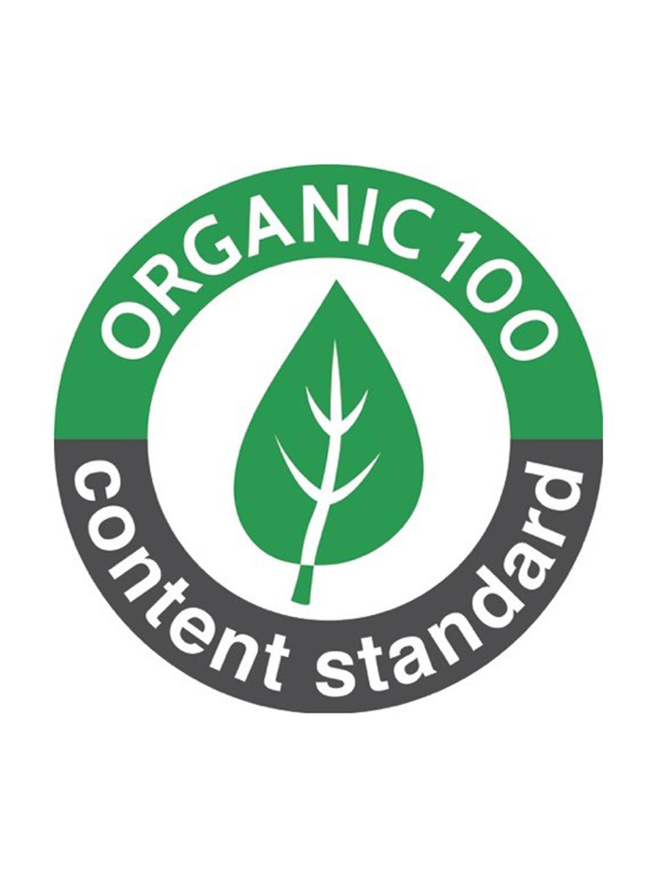 Okładka z bawełny organicznej Pressed Leaves, 100% bawełna organiczna z certyfikatem OCS, Kremowobiały, wielobarwny, we wzór, S 15 x W 21 cm