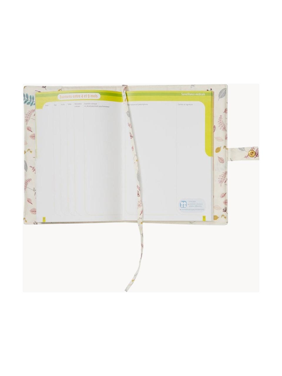 Funda para agenda de algodón ecológico Pressed Leaves, 100% algodón ecológico
Certificado OCS, Blanco Off White, multicolor, An 15 x Al 21 cm