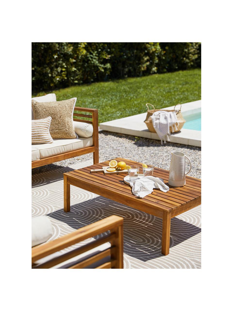 Table de jardin en bois d'acacia Bo, 100 x 60 cm, Bois d'acacia, larg. 100 x prof. 60 cm