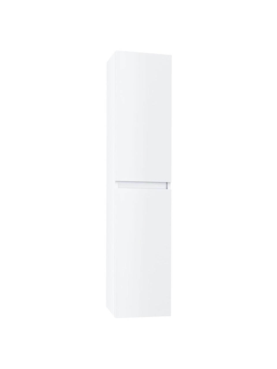 Bad-Hochschrank Perth, B 35 cm, Einlegeböden: Glas, Weiß, B 35 x H 160 cm