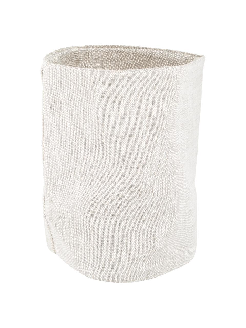 Panera de algodón Kari, Algodón, Beige, Ø 30 x Al 26 cm