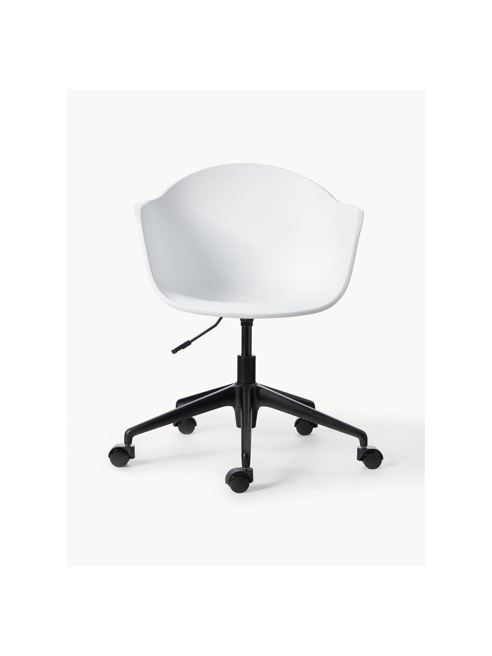 Chaise de bureau Claire, Blanc, larg. 66 x prof. 60 cm