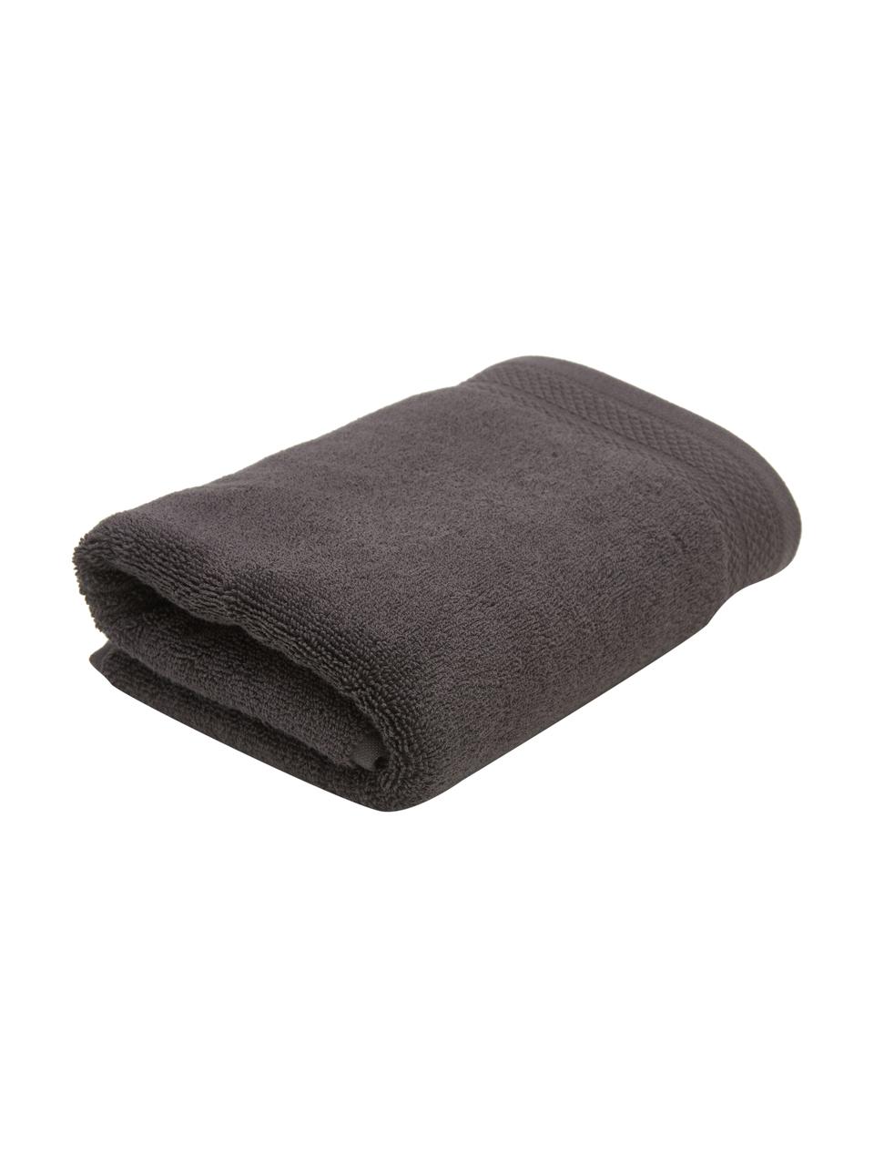 Ręcznik z bawełny organicznej Premium, różne rozmiary, Antracytowy, Ręcznik dla gości, S 30 x D 30 cm, 2 szt.