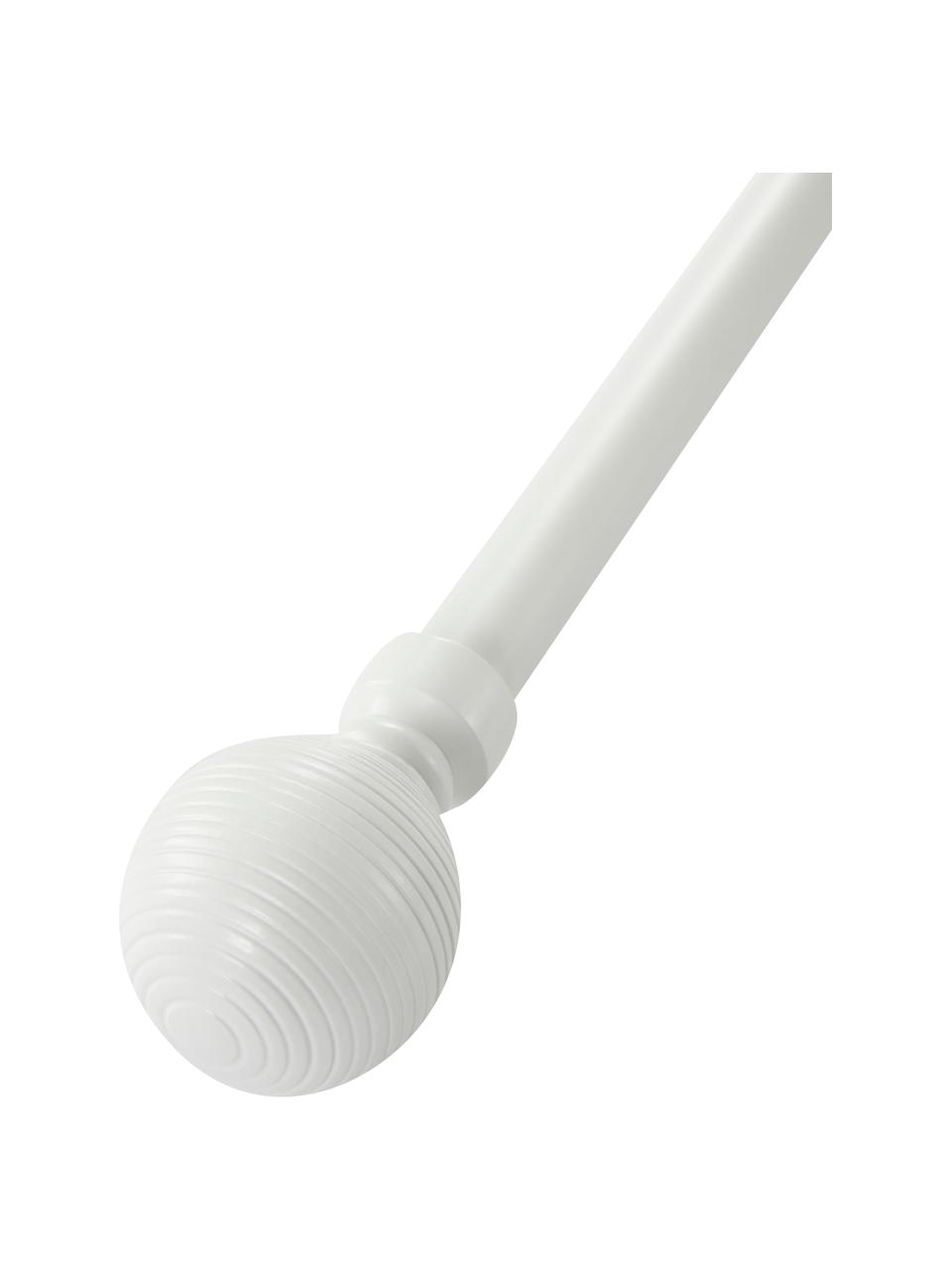 Barra de cortina Balista, 134-180 cm, Metal recubierto, Blanco, An 134-180 x Al 5 cm