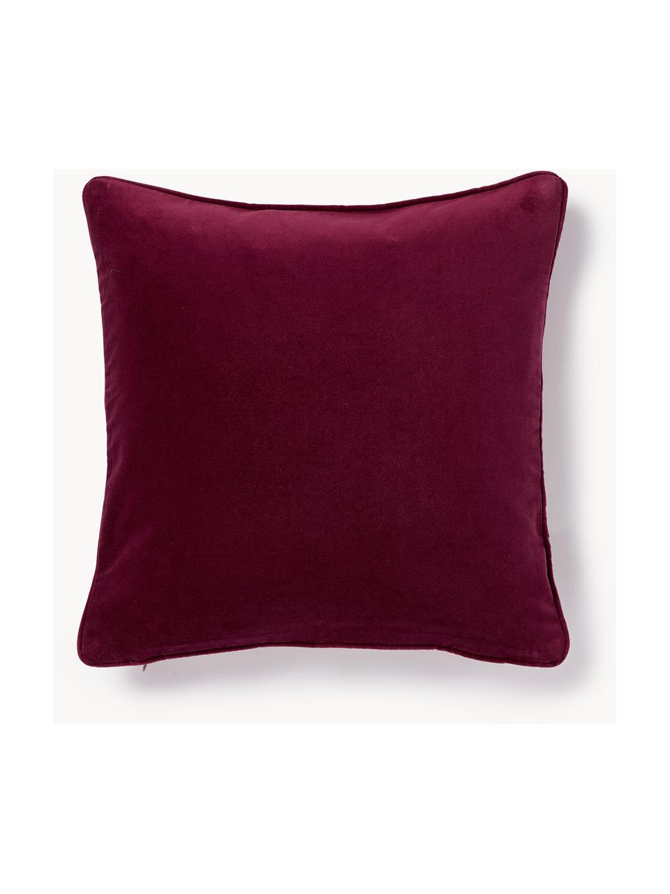 Housse de coussin en velours Dana, 100 % coton

Le matériau est certifié STANDARD 100 OEKO-TEX®, 21.HCN.84376, Hohenstein, Prune, larg. 50 x long. 50 cm