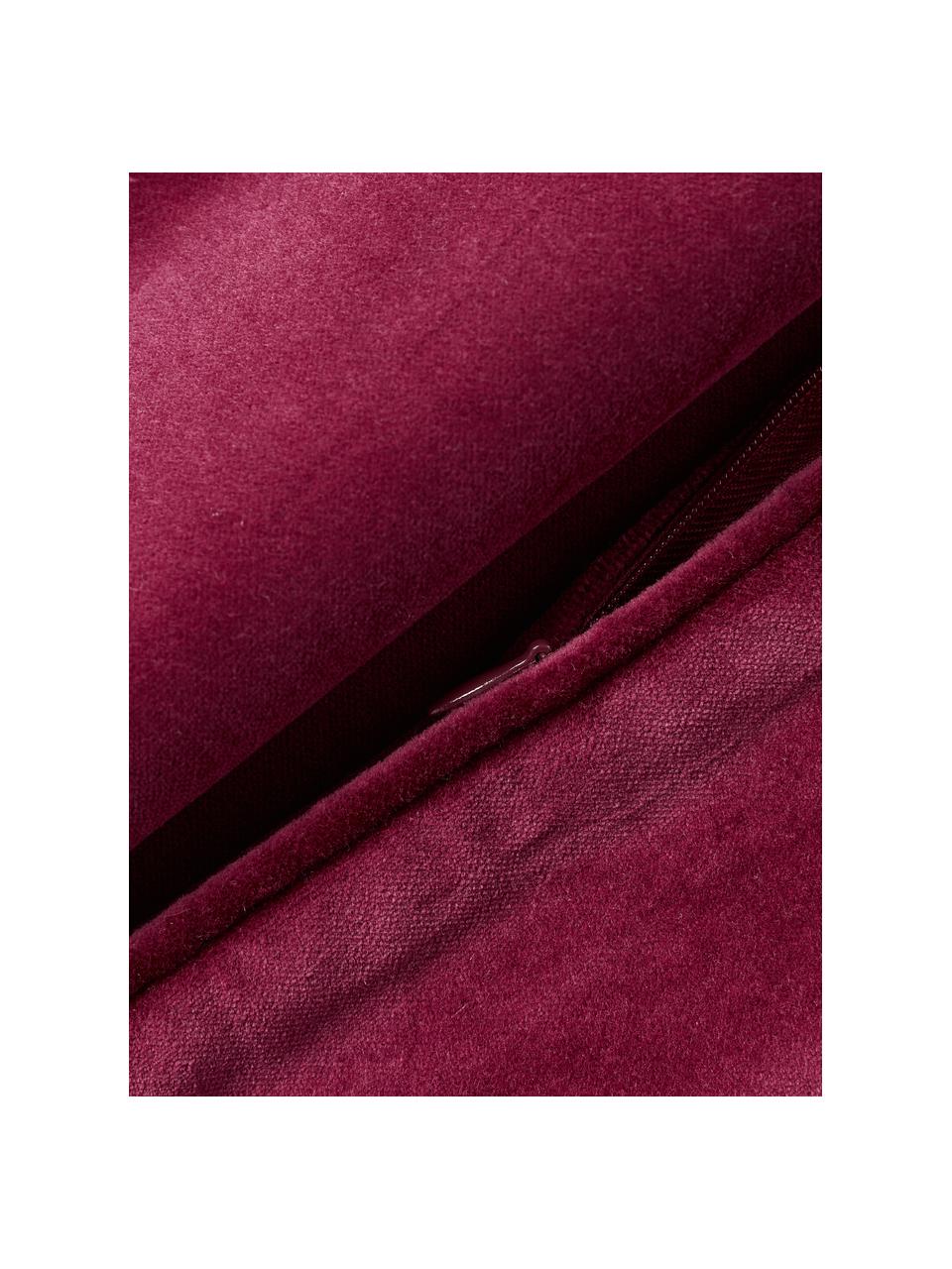 Housse de coussin en velours Dana, 100 % coton

Le matériau est certifié STANDARD 100 OEKO-TEX®, 21.HCN.84376, Hohenstein, Prune, larg. 50 x long. 50 cm