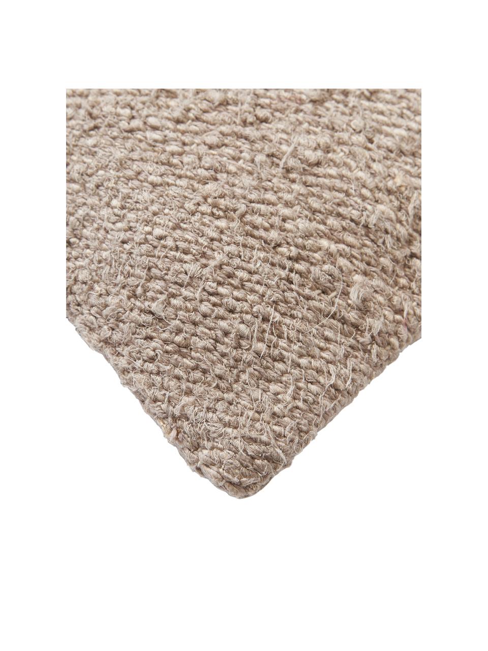 Povlak na polštář z hedvábí Rowan, Taupe, Š 45 cm, D 45 cm