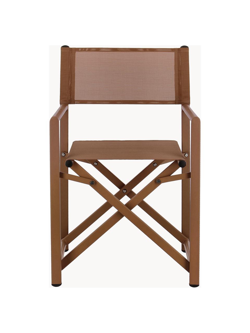 Skládací zahradní židle Taylor, Nugátová, Š 55 cm, H 45 cm