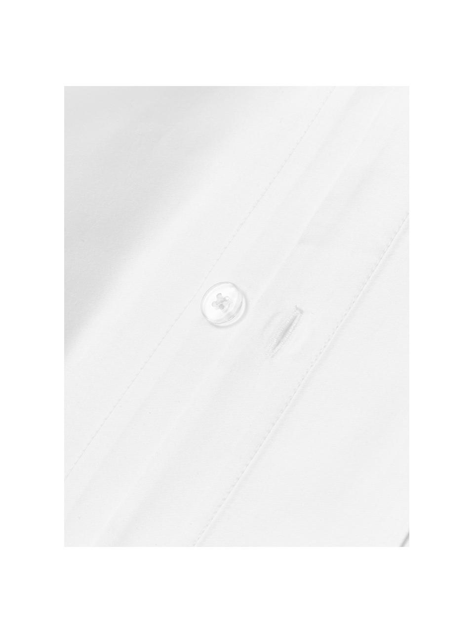 Baumwollsatin-Kopfkissenbezug Premium, Webart: Satin Fadendichte 400 TC,, Weiss, B 40 x L 80 cm