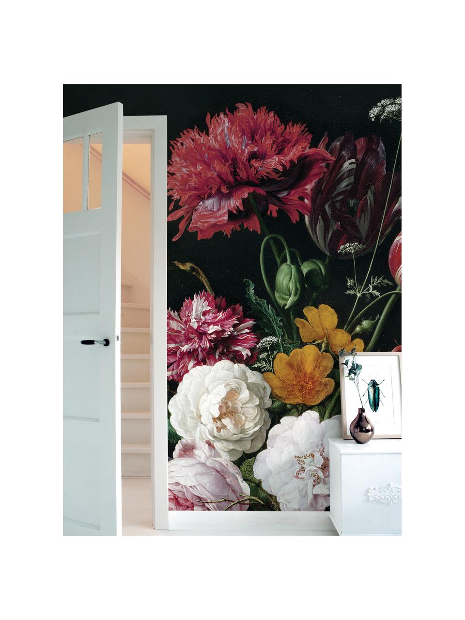 Fototapete Golden Age Flowers, Vlies, umweltfreundlich und biologisch abbaubar, Bunt, B 196 x H 280 cm