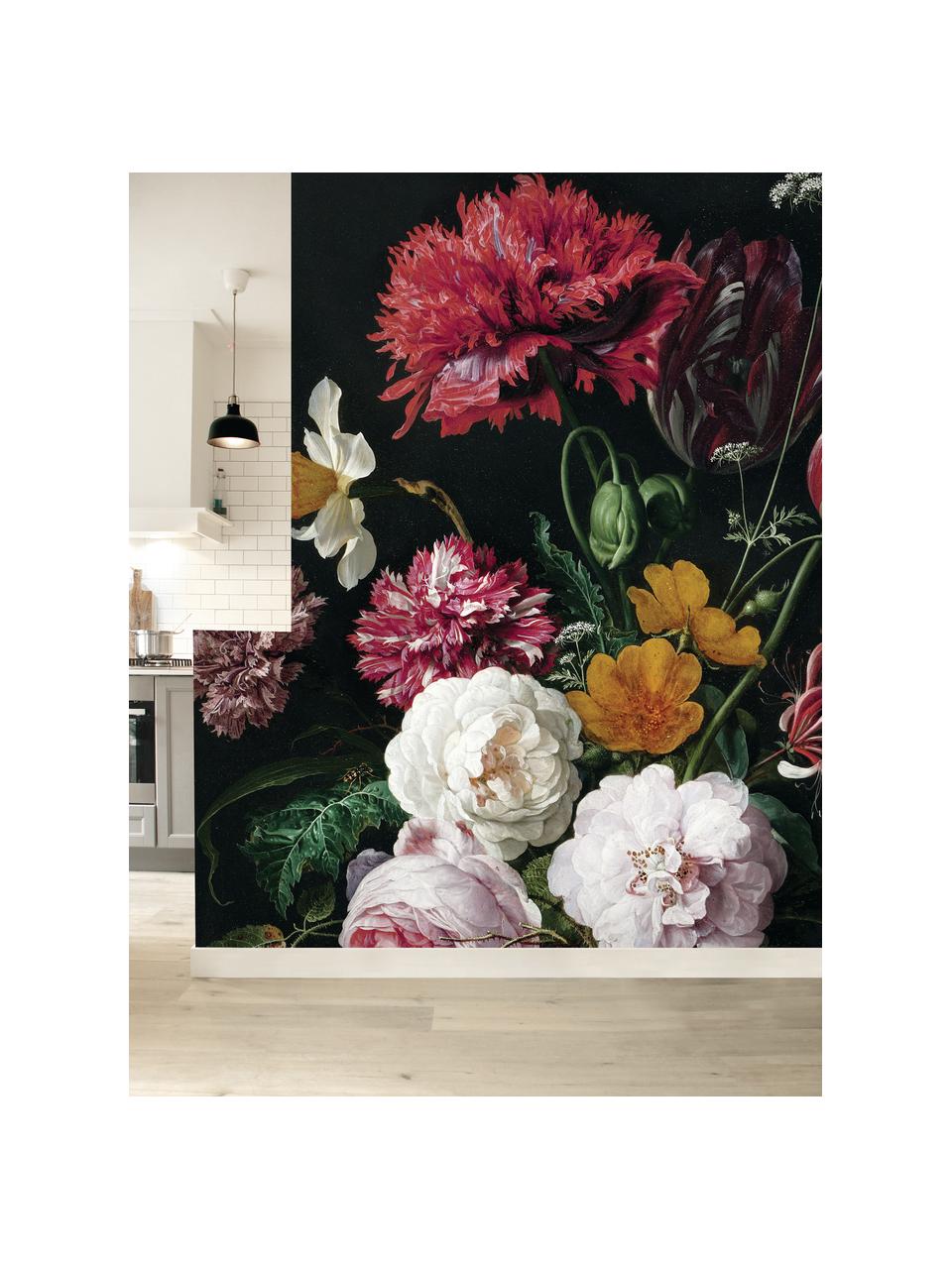 Fotobehang Golden Age Flowers, Vlies, milieuvriendelijk en biologisch afbreekbaar, Multicolour, mat, B 196 cm x H 280 cm