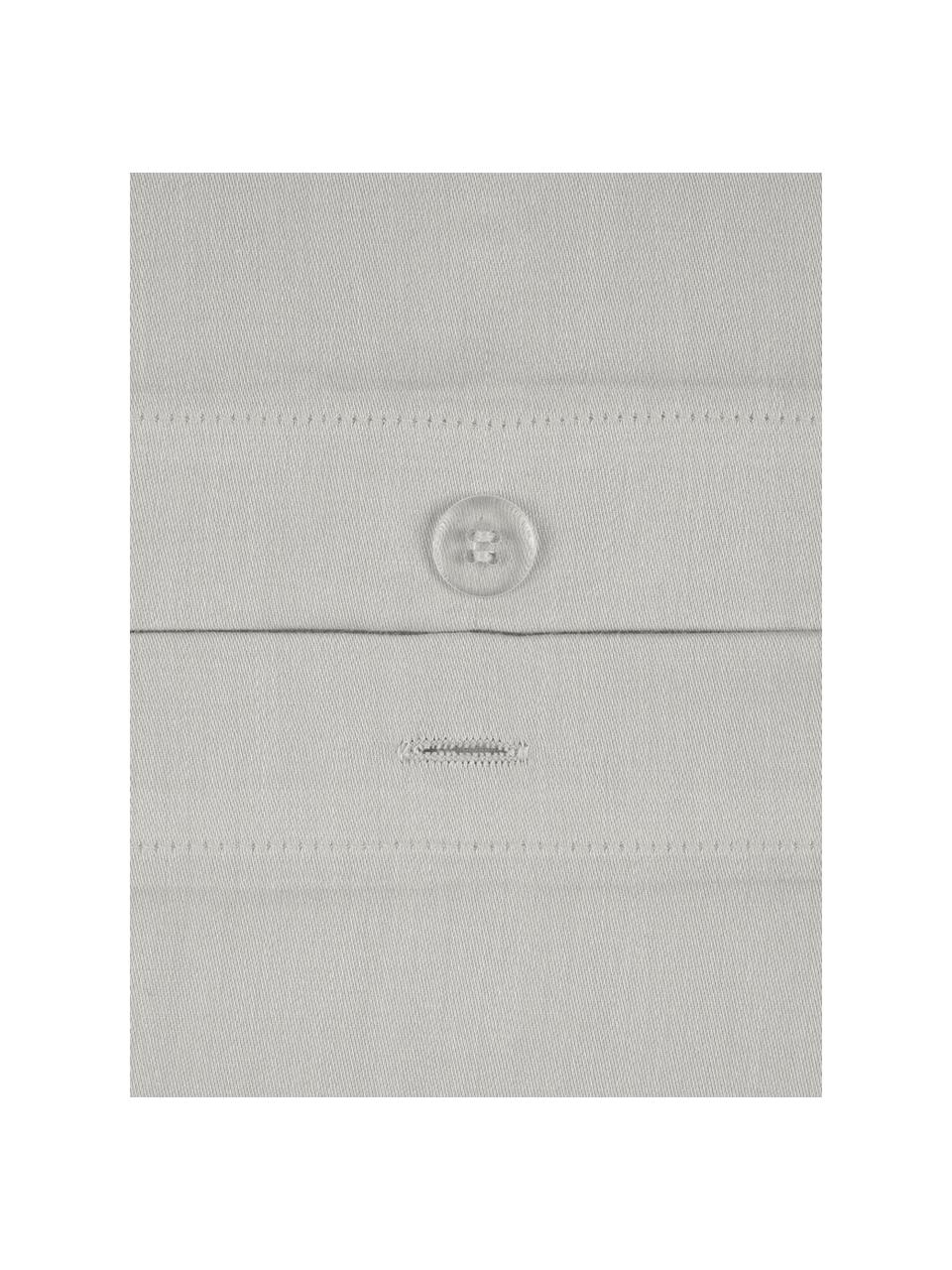 Funda de almohada de satén Comfort, Gris claro, An 45 x L 85 cm