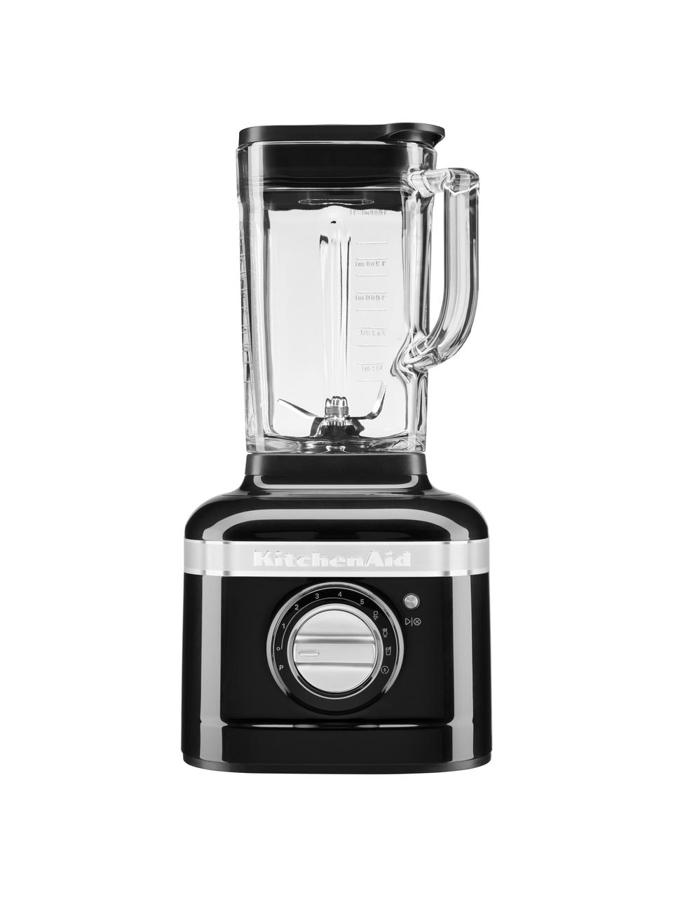 Standmixer Artisan, Gehäuse: Spritzgussmetall, Messer: Edelstahl, Schwarz, glänzend, B 20 x H 40 cm
