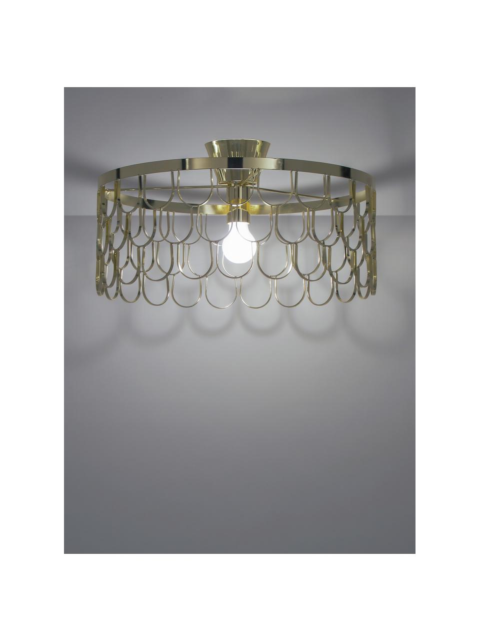 Plafonnier design art déco Gatsby, Laiton