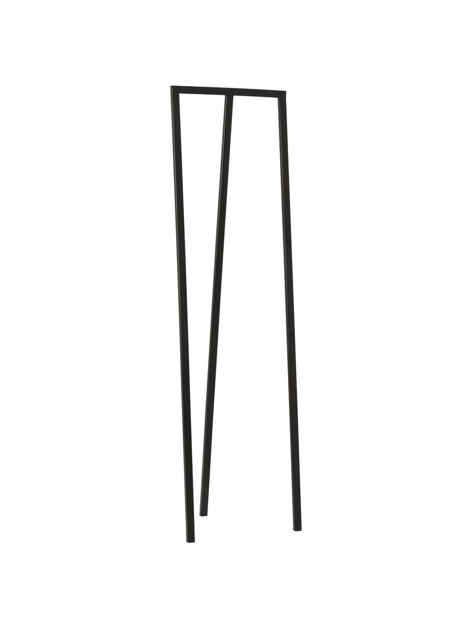 Wieszak stojący Kaya, Metal lakierowany, Czarny, S 50 x W 173 cm