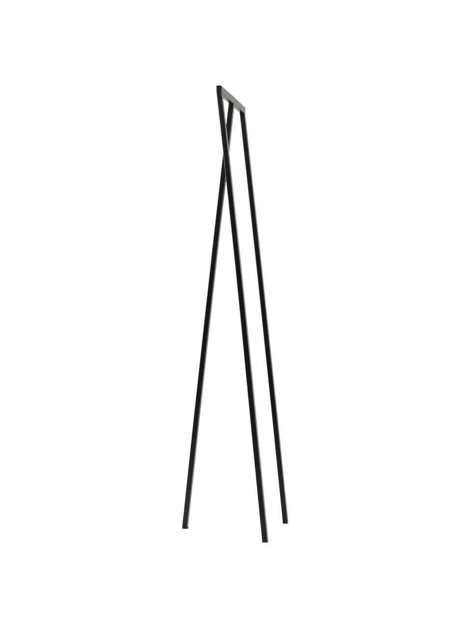 Wieszak stojący Kaya, Metal lakierowany, Czarny, S 50 x W 173 cm