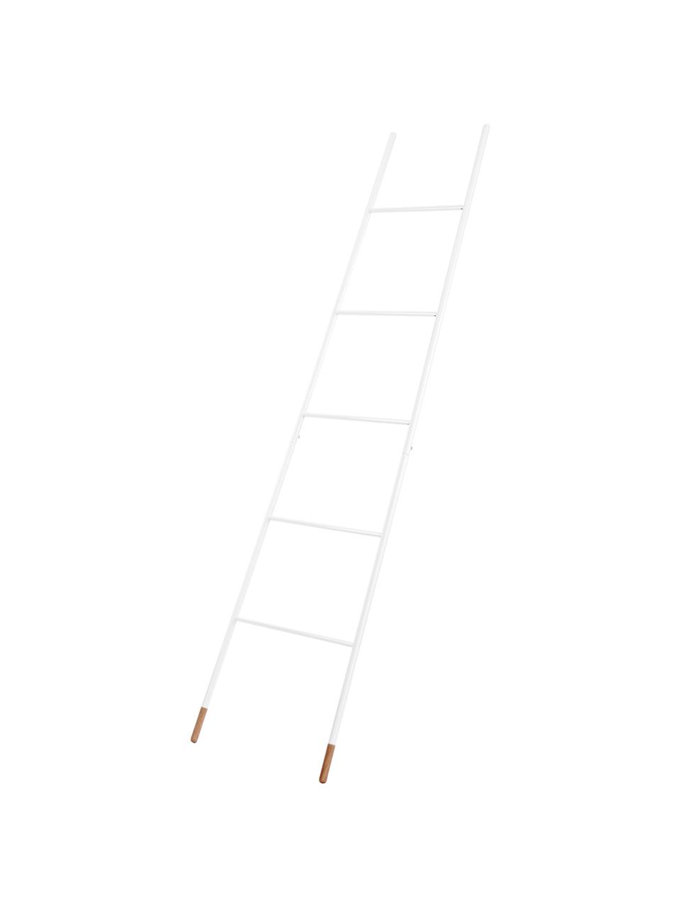Échelle à serviettes Rack Ladder, Blanc, larg. 54 x haut. 175 cm