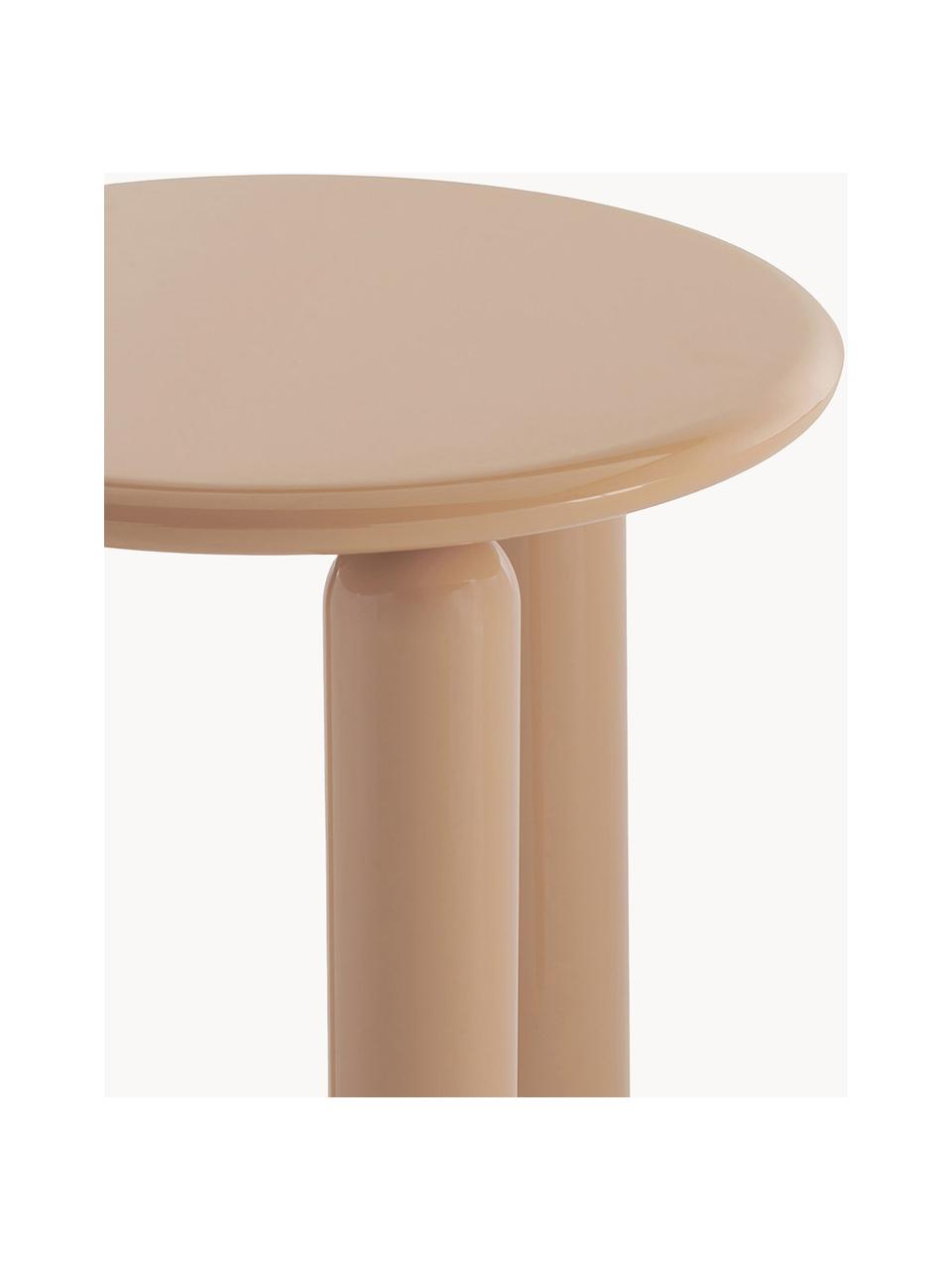 Table d'appoint ronde Undique Mas, Beige, Ø 48 x haut. 51 cm