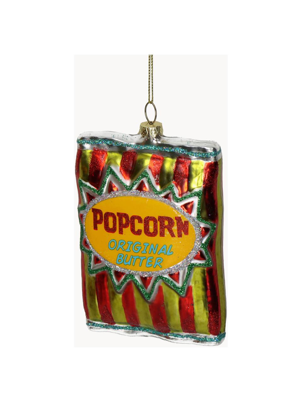 Ciondolo Popcorn, Vetro, Multicolore, Larg. 8 x Alt. 12 cm