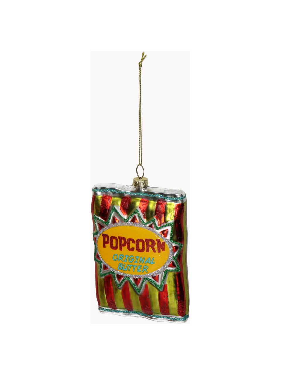 Ciondolo Popcorn, Vetro, Multicolore, Larg. 8 x Alt. 12 cm