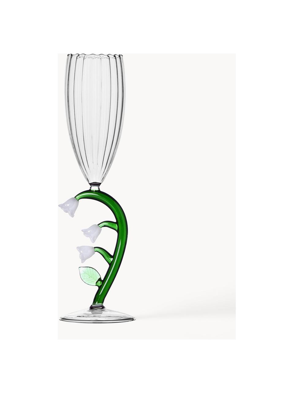 Copa flauta de champán Botanica, Vidrio de borosilicato 

¡Descubre la versatilidad del vidrio de borosilicato para tu hogar! El vidrio de borosilicato es un material de alta calidad, fiable y duradero. Se caracteriza por su excepcional resistencia al calor y, por lo tanto, es ideal para tomar té o café caliente. En comparación con el vidrio convencional, el vidrio de borosilicato es más resistente a roturas y grietas y, por lo tanto, es un compañero seguro en tu hogar., Transparente, verde, blanco, Ø 7 x Al 24 cm, 160 ml