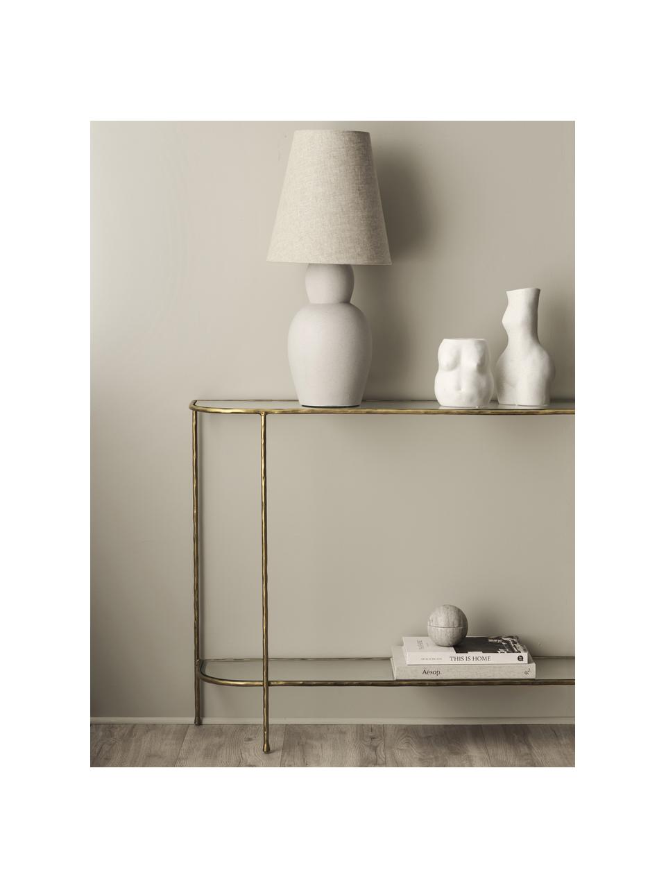 Console en métal Petit, Couleur dorée, larg. 112 x haut. 82 cm
