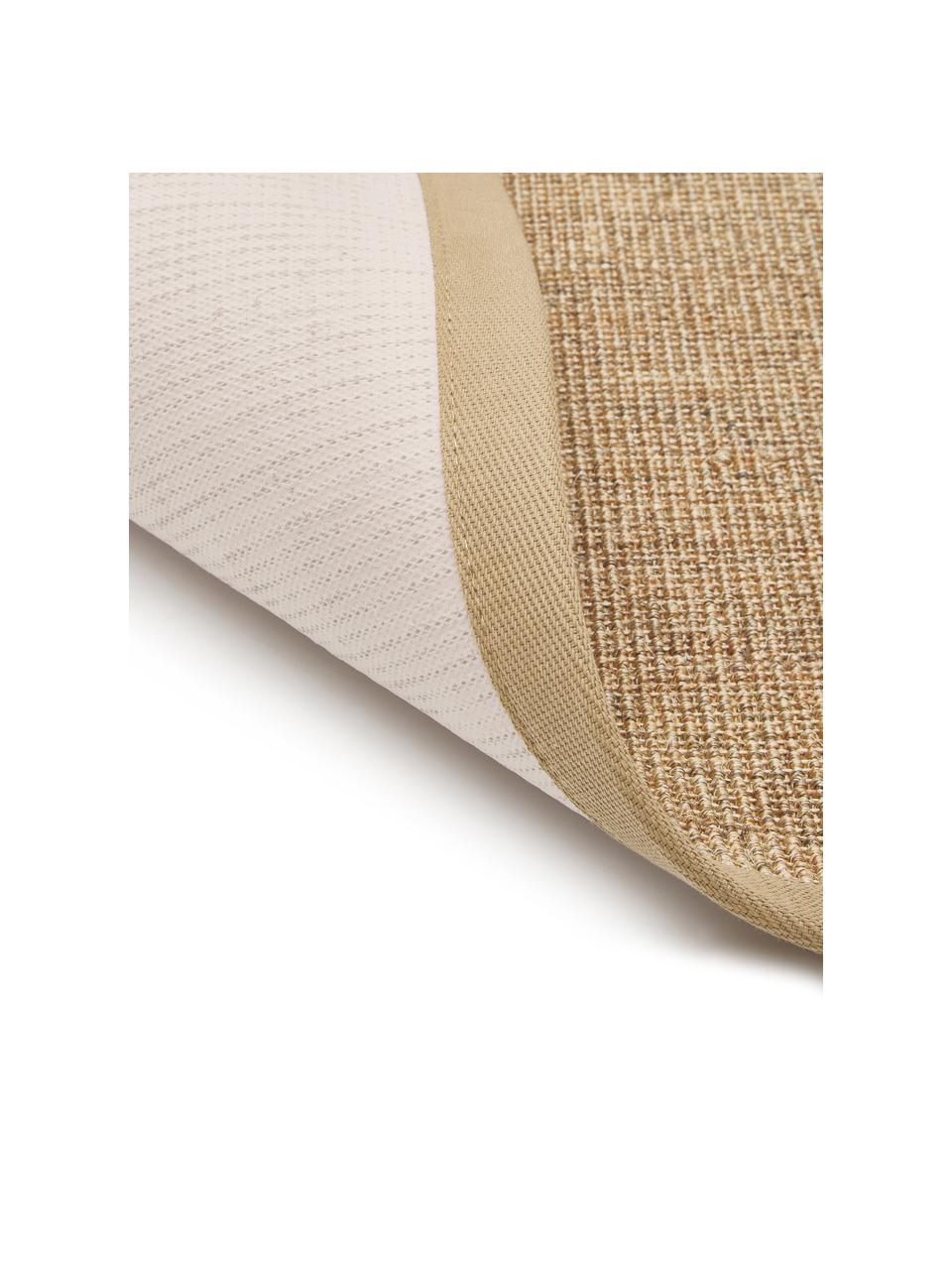 Tapis de couloir sisal beige Leonie, Beige