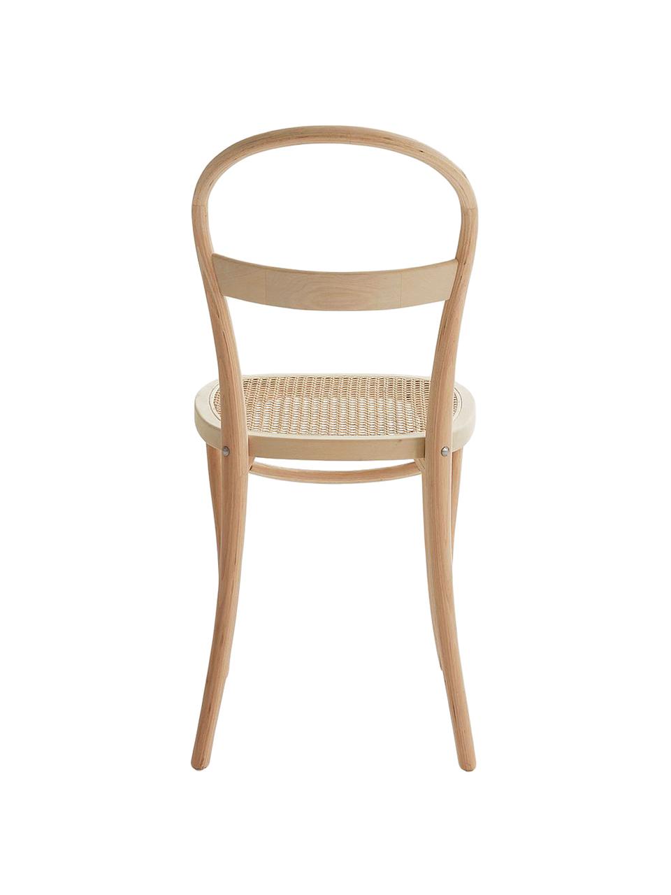 Sedia in legno con intreccio viennese Rippats 2 pz, Struttura: legno di betulla, Seduta: rattan, Betulla, Larg. 39 x Prof. 53 cm