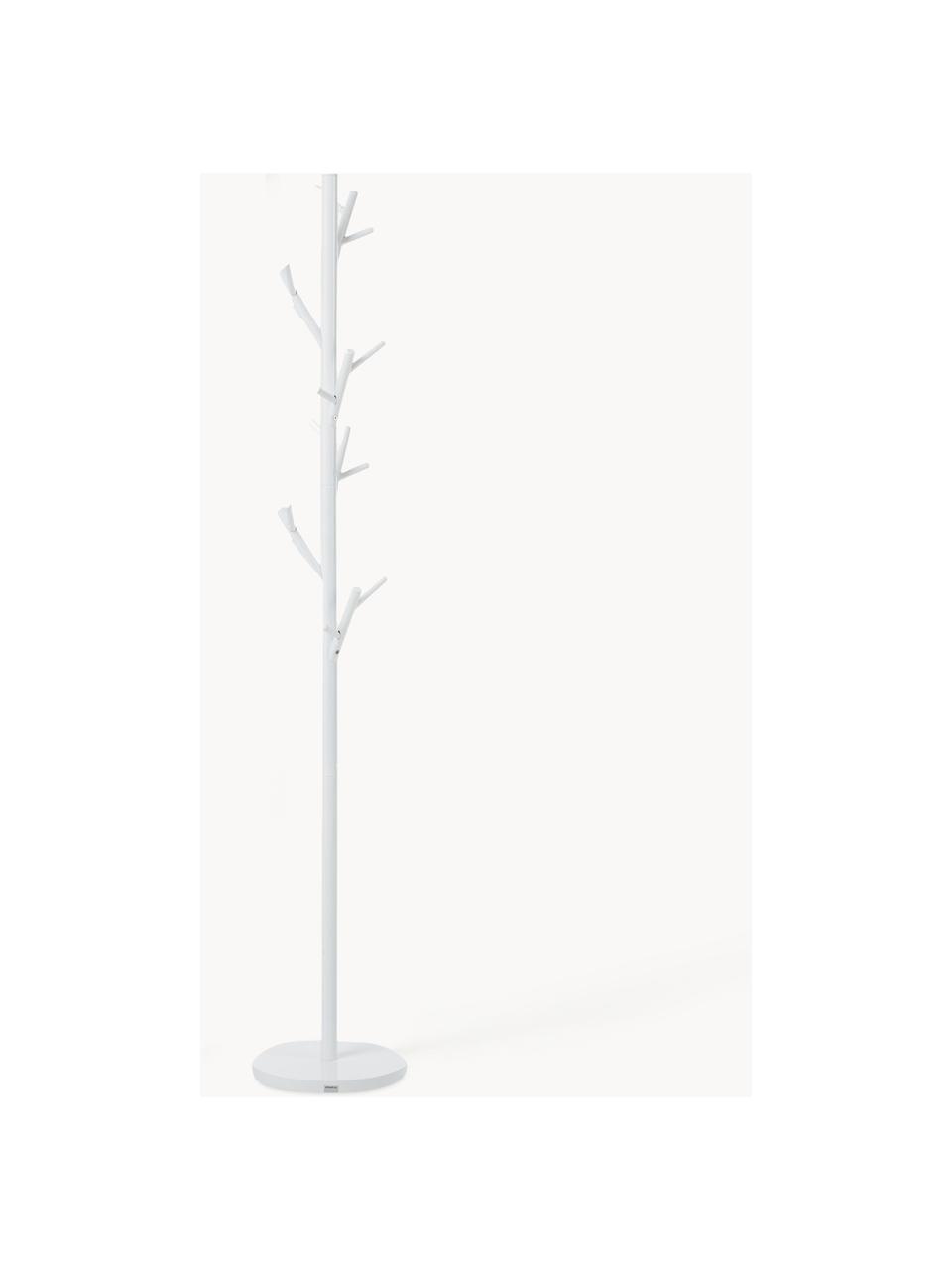 Appendiabiti Tree, Tubolare in acciaio, verniciato a polvere, Bianco, Ø 28 x Alt. 170 cm