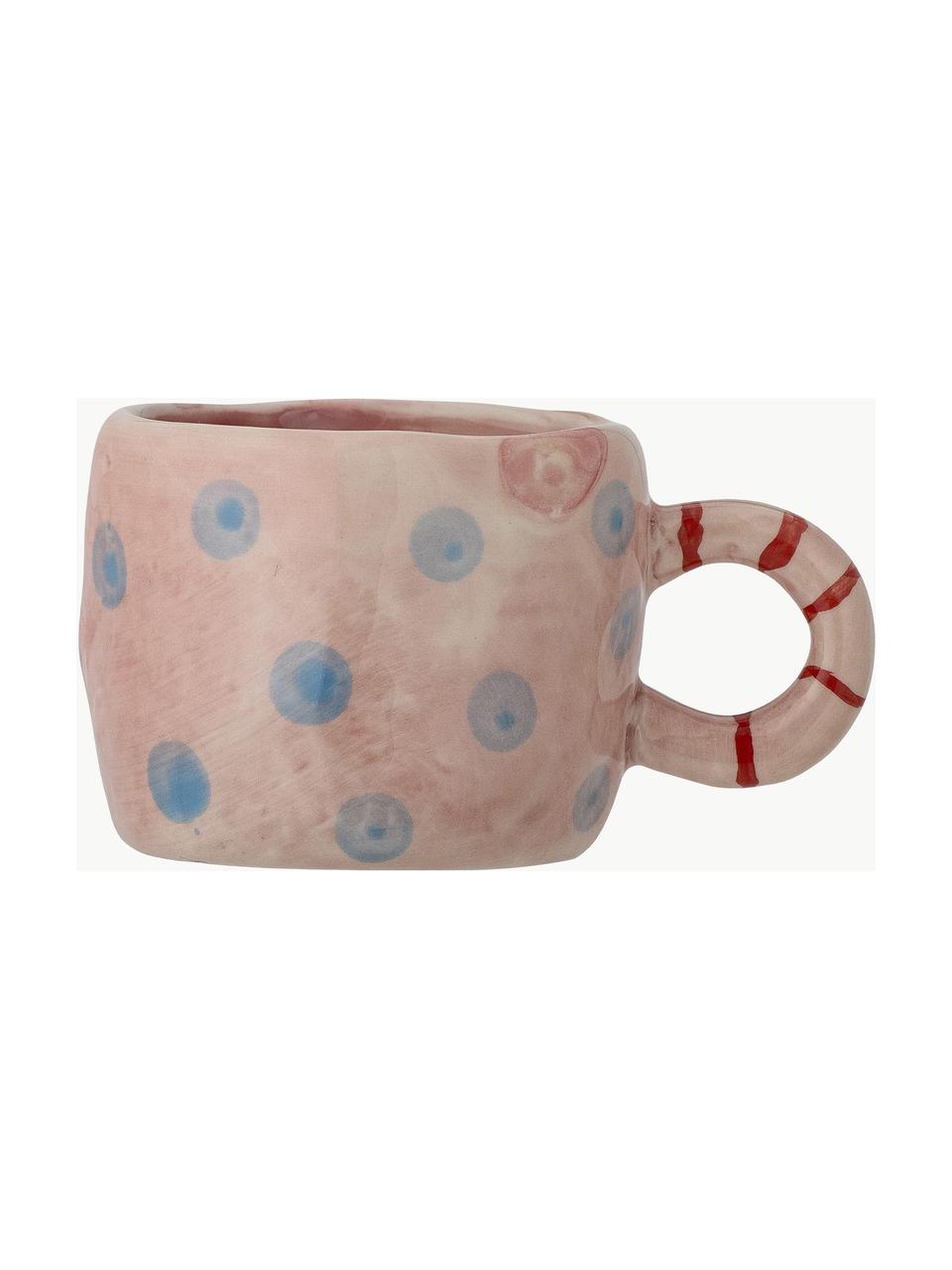 Tazza per bambini Nini, Gres, Rosa, rosso, blu, Ø 7 x Alt. 6 cm, 100 ml