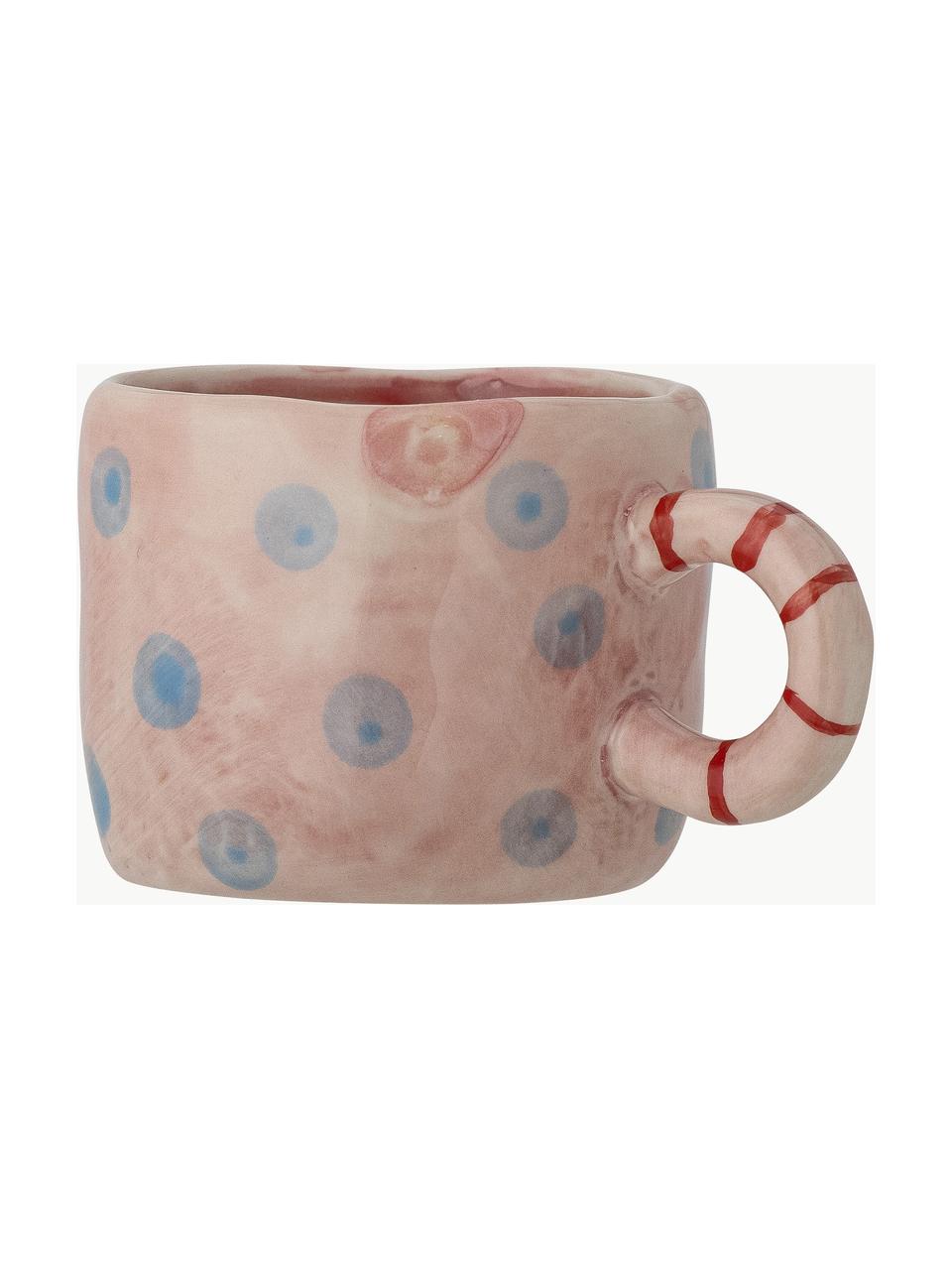 Kindertasse Nini, Steingut, Rosa, Rot, Blau, Ø 7 x H 6 cm, 100 ml